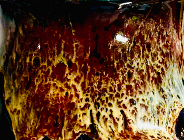 Hellfire pottery glaze finish